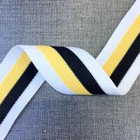 3.5 cm striped single-sided knitted belt